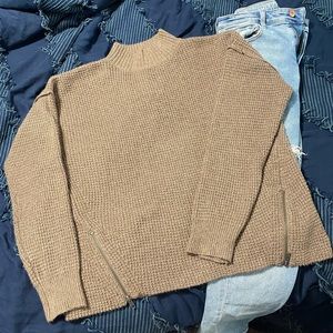 Pink Rose - Double zip sweater